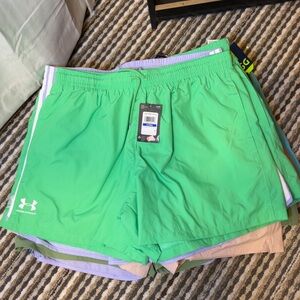Under Armour Bright Green Sports Shorts